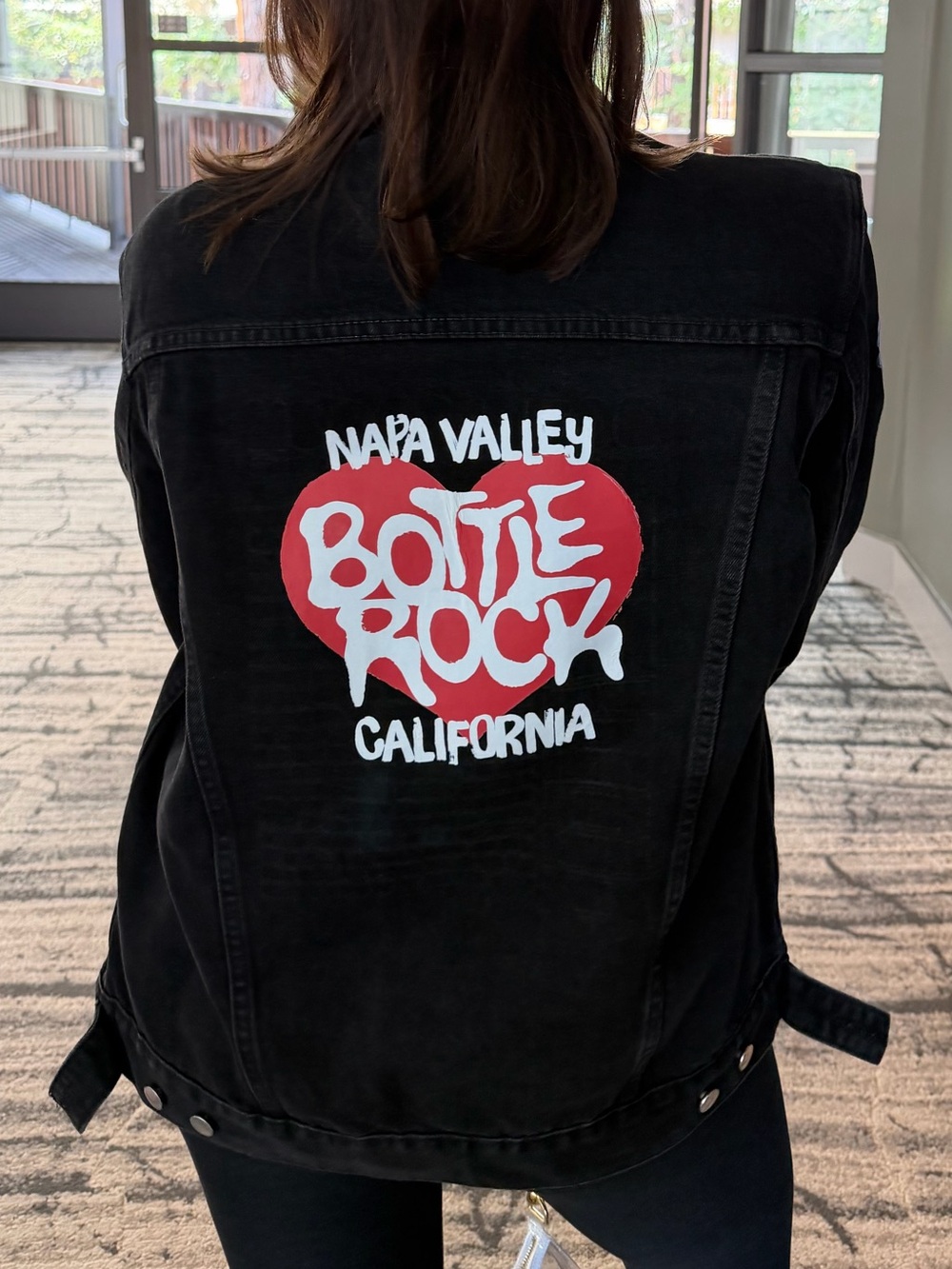Bottlerock Black Jean Jacket